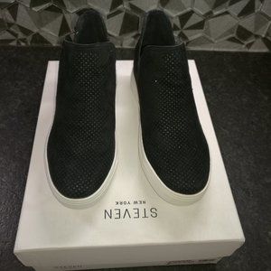 Steve Madden Canaresp Suede Wedge Sneaker